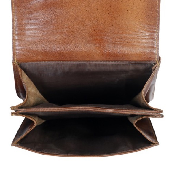 Leather messenger travel bag - Picture 6 of 6